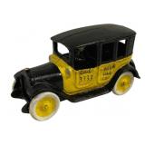 Cast Iron Yellow Cab Co. Taxi Toy