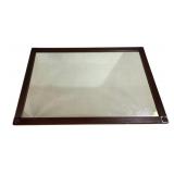 Wooden Framed Rectangular Mirror 45'x31'