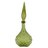 Vintage Empoli Green Genie Bottle 16'