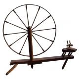Vintage Spinning Wheel 57'x66'x22'