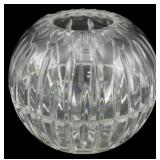 Ceska Crystal Spherical Vase 5'
