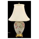 Porcelain Base Table Lamp - 21' Tall