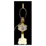 Antique Electrified Oil Lamp - 19.5' Tall