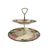 Franciscan Desert Rose 2 Tiered Server - 10 x 11