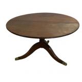 Tilt Top Round Pedestal Table 26'x46'