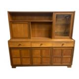 MCM Teak Vintage Backbar Cabinet by Nathan