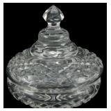 Waterford Crystal Candy Dish w/ Lid 5'x5'