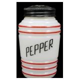 Vtg Anchor Hocking Pepper Shaker 5"