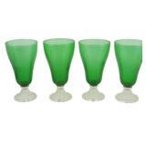 4 Anchor Hocking Boopie Water Goblets