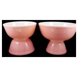 Pyrex Flamingo Pink 4pc Bowl Set 4'x10'
