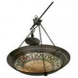 Stained Glass Hanging Light Fixture 18'x20'