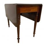 Antique Cherry Drop Leaf Table 24'x37'x47'