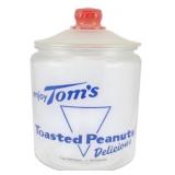 Tom's Peanuts Store Jar 10.5'x6.5'
