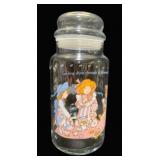 Holly Hobbie Vintage Jar w/ Lid - 9' Tall
