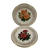 2 Gorham Frank Bly Plates - 10.5' Round