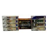 9pc Lot Semi-Truck Tractor Trailers