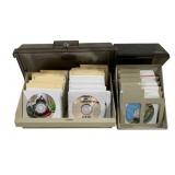 2 pc. CD Holders w/ Assorted Discs