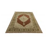 Persian Silk & Wool Area Rug 98"x125"
