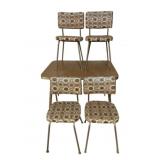 5 Piece Retro Mid Century Dining Set