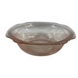 Indiana Pink Glass Madrid Recollection Bowl