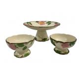 3 Franciscan Desert Rose China - 4' Tall
