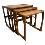 Set of G Plan Nesting Tables in Teak