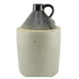 Vintage American Two Tone Pottery Jug 11.5'