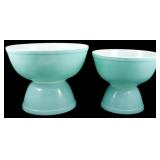Pyrex 4pc Opal Turquoise Bowl Set 4'x10'