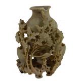 Carved Stone Vase - As Is/Damaged - 8' Tall