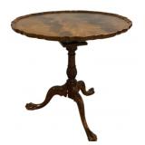 Chippendale Style Mahogany Tilt-Top Table