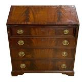 Antique Mahogany Slant Front Secretary