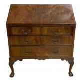 Chippendale Style Mahogany Secretary Desk