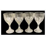4 Wine Glasses - 7' Tall