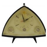 MCM Silvertone Magic Glow Wedge Clock Radio