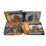 Assorted HO Scale Model Train Kits