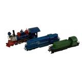 3pc Lot Assorted HO Scale Locomotives