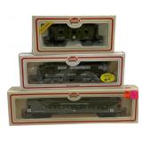 3pc Model Power HO Scale US Army Train Cars