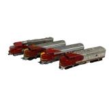 4pc Lot Santa Fe Locomotives HO Scale