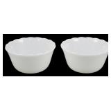 2 Fire King Custard Cups 2'x4'
