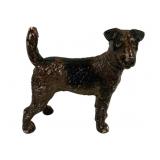 Cast Iron Dog Terrier Doorstop 8'x8.5'x3.5'