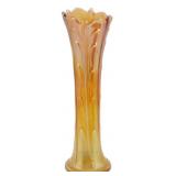 Vtg Dugan Marigold Pulled Loop Carnival Glass