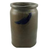 19th Century Virginia Area 1 Gal Stoneware Crock