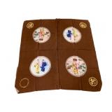 Vintage Cloth Girl Scout's Tapestry - 31 x 33