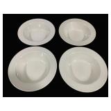 4 Glass Bowls - 9.75' Round