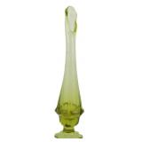 Fenton Olive Green Valencia 12' Swung Vase