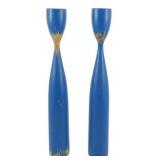 Pr Mid Century PM Denmark Candleholders 11.5'