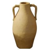 Large Terracotta Two-Handled Amphora Pot 32'