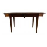 Tapered Leg Drop Leaf Table w/ Drawers