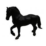 Breyer Matte Black Friesian - 10 x 11 x 3