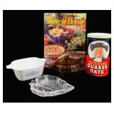 Assorted Kitchenware Lot w/ Cookbook